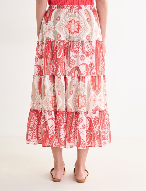 Zest Tiered Skirt, Floral Paradiso product photo View 02 L