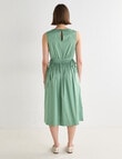 Jigsaw Ismene Drawstring Dress, Green product photo View 02 S