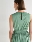 Jigsaw Ismene Drawstring Dress, Green product photo View 08 S