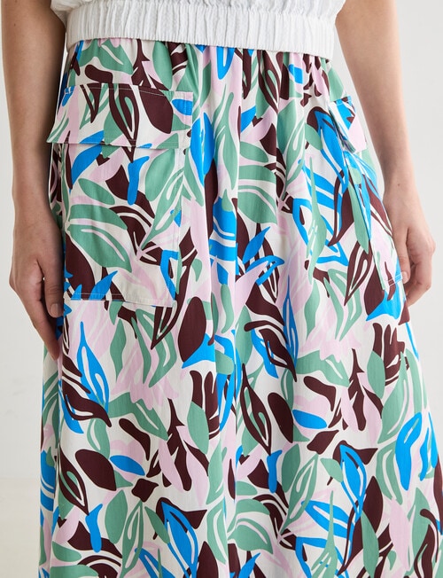 Jigsaw Isemene Midi Skirt, Print product photo View 04 L