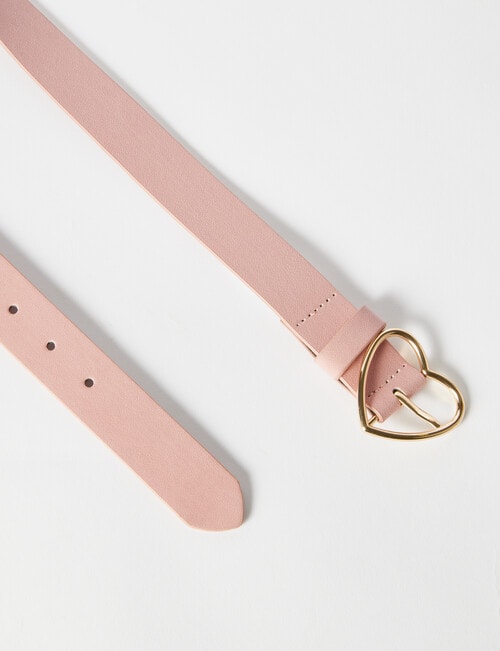 Mac & Ellie Heart Belt, Pink product photo View 02 L