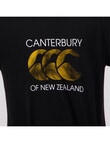 Canterbury Rakaia Short Sleeve Tee, Black product photo View 03 S