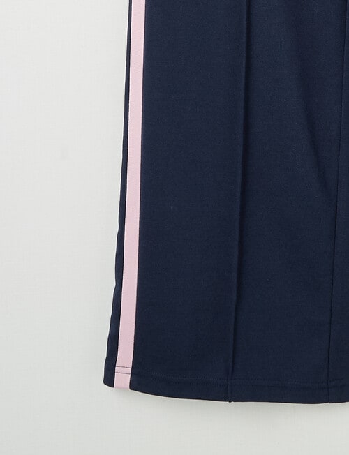 Switch Side Stripe Wide Leg Trackpant, Navy & Baby Pink product photo View 03 L
