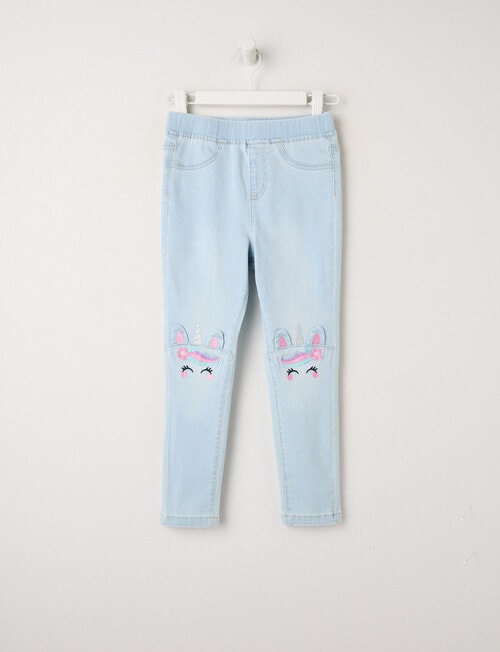 Mac & Ellie Unicorn Jegging, Light Blue product photo