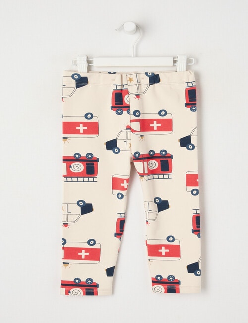 Teeny Weeny Emergency Fleece Pant, Chalk product photo