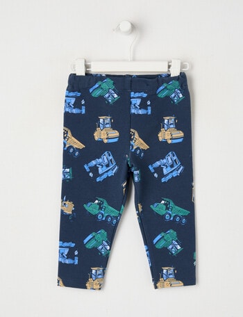 Teeny Weeny Construction Fleece Pant, Navy product photo