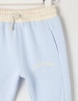Teeny Weeny Fleece Track Pant Moonstone Blue product photo View 02 S