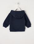 Teeny Weeny Good Times Fleece Hoodie, Navy product photo View 02 S