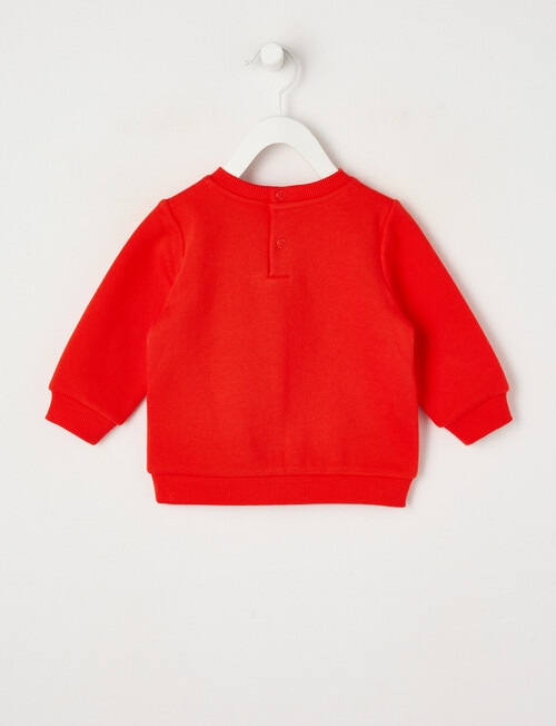 Teeny Weeny Play Time Fleece Sweatshirt, Flame product photo View 02 L