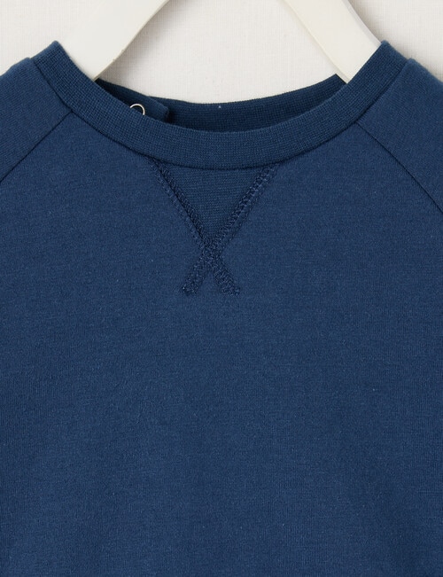 Teeny Weeny Long Sleeve Tee, Navy product photo View 02 L