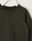 Teeny Weeny Play Time Long Sleeve Tee, Forrest Green product photo View 02 S