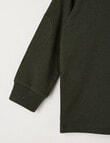 Teeny Weeny Play Time Long Sleeve Tee, Forrest Green product photo View 03 S