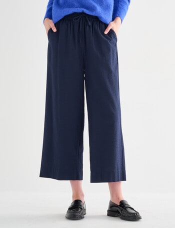 Jigsaw Yuki Seersucker Pants, Navy product photo