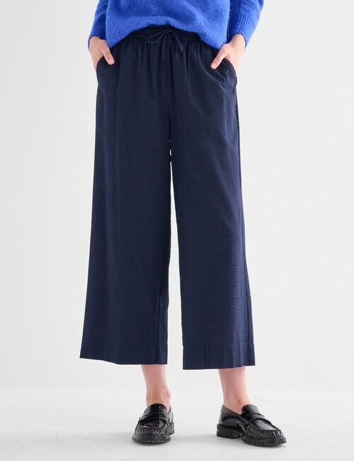 Jigsaw Yuki Seersucker Pants, Navy product photo