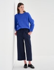 Jigsaw Yuki Seersucker Pants, Navy product photo View 03 S