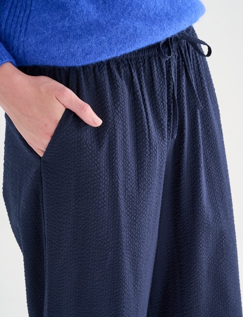 Jigsaw Yuki Seersucker Pants, Navy product photo View 04 L
