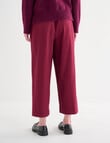 Jigsaw Yuki Seersucker Pants, Plum product photo View 02 S