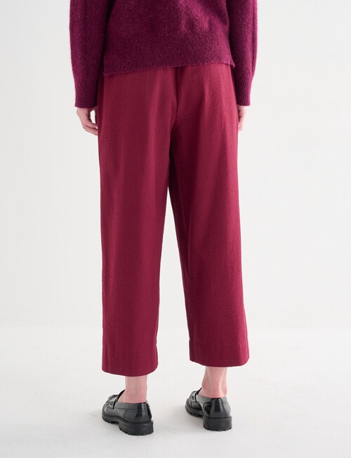 Jigsaw Yuki Seersucker Pants, Plum product photo View 02 L