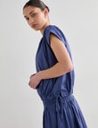 Mineral Blithe Drawstring Top, Navy product photo