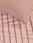 Haven Flannelette Duvet Cover Set, Stripe Rose product photo View 03 S