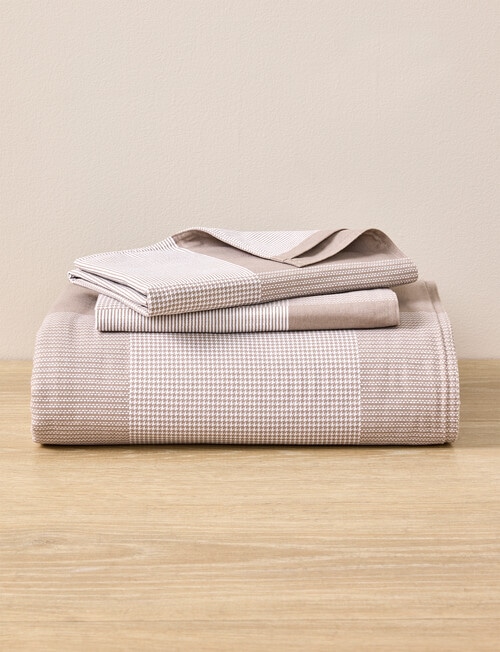 Haven Flannelette Duvet Cover Set, Large Check product photo View 04 L