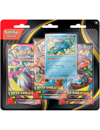 Pokemon Trading Card Mega Evolution 1 Blister, 3-Pack, Assorted product photo