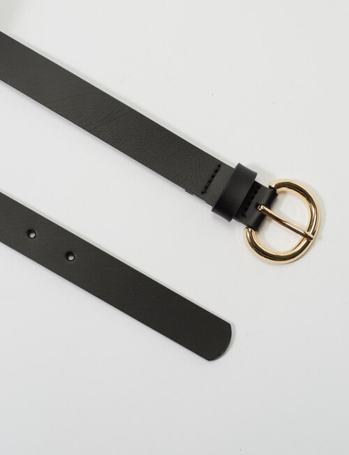 Boston + Bailey Thin Belt, Black product photo View 02 L