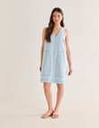 Mineral Daria Sleeveless Denim Dress, Blue product photo View 03 S