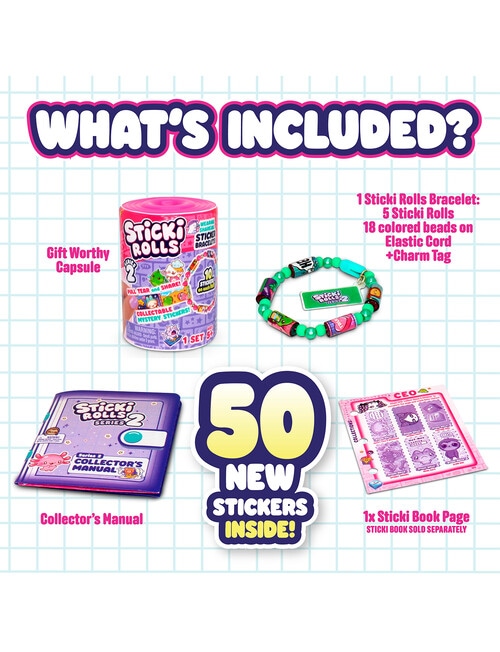 Sticki Rolls Sticki Band Capsule, Series 2 product photo View 02 L