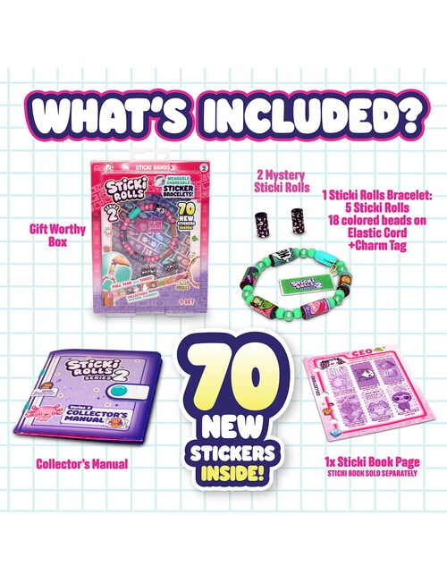 Sticki Rolls Sticki Band Single, Series 2 product photo View 02 L