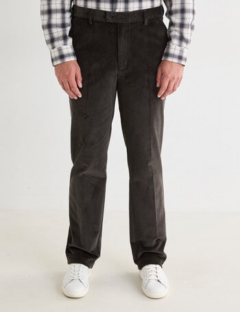 Chisel Cord Pants, Charcoal product photo