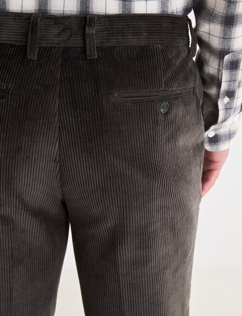 Chisel Cord Pants, Charcoal product photo View 05 L