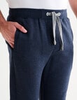 Chisel Side Panel Trackpant, Navy Marle product photo View 04 S