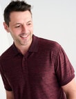 Chisel Quick Dry Textured Polo Shirt, Maroon product photo