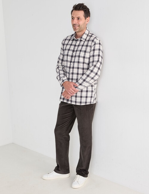 Chisel Cord Pants, Charcoal product photo View 03 L