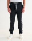 Chisel Side Panel Trackpant, Charcoal Marle product photo