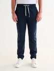 Chisel Side Panel Trackpant, Navy Marle product photo