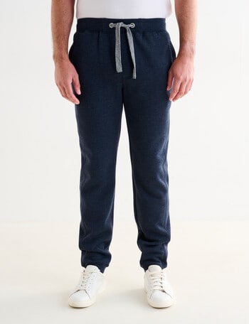 Chisel Side Panel Trackpant, Navy Marle product photo