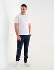 Chisel Side Panel Trackpant, Navy Marle product photo View 03 S