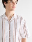Tarnish Crosby St Stripe Shirt, Rust product photo View 04 S