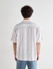 Tarnish Crosby St Stripe Shirt, Sand product photo View 02 S