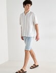 Tarnish Park Ave Stripe Shirt, Mint product photo View 03 S