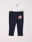 Teeny Weeny Play Time Rib Leggings, Navy product photo