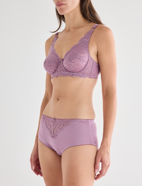 Caprice Lily Full Brief, Dusky Orchid product photo View 03 L
