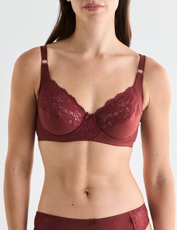Caprice Cotton 025 Underwire Bra Spiced Apple, A-D product photo