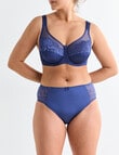 Caprice Milano Underwire Bra, Navy Peony, D-F product photo View 03 S