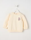 Teeny Weeny Play Time Embroidery Top, White product photo