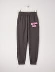 Switch Weekend Club Jogger Trackpant, Charcoal & Bubblegum product photo