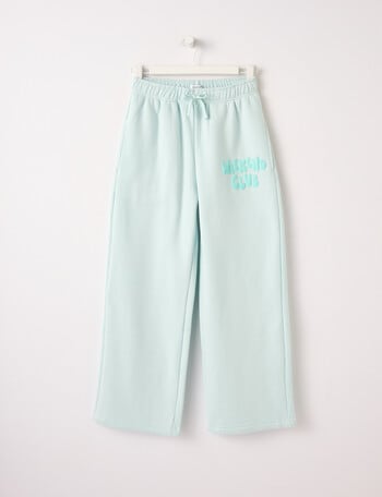 Switch Weekend Club Wide Leg Trackpant, Mint product photo