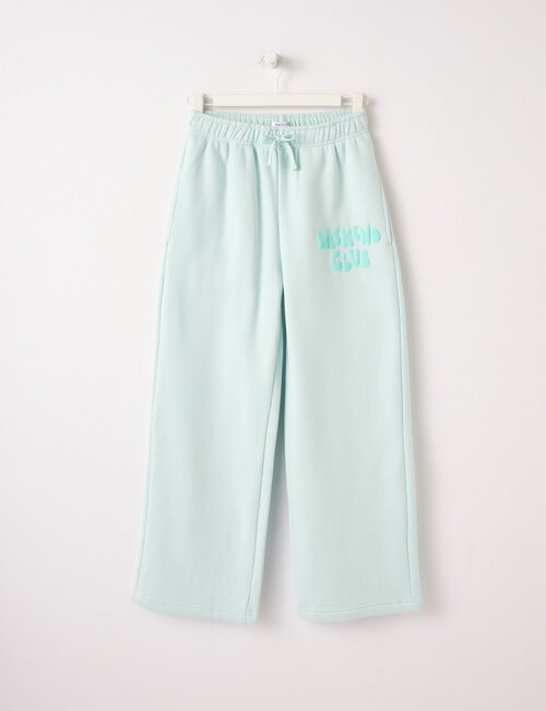 Switch Weekend Club Wide Leg Trackpant, Mint product photo